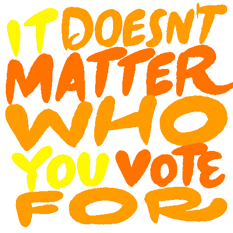 Voting Election Night Sticker by INTO ACTION