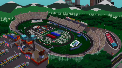 racing stadium GIF by South Park 