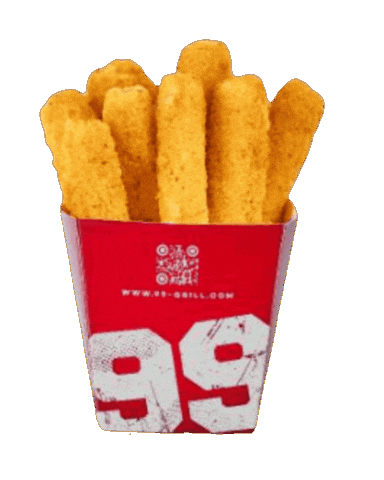 French Fries Potato Sticker by 99-Grill