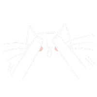 leszamizen cat emotion fear afraid Sticker