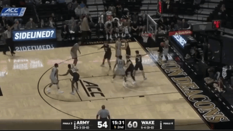 wake forest basketball keyshawn woods GIF