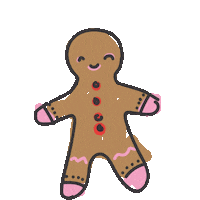 Gingerbread Man Love Sticker by WENN+ABER