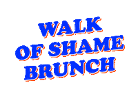 Walk Of Shame Sticker by Gringa Barcelona