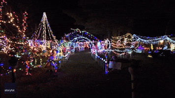 Michigan Family Goes All Out With Charity Christmas Light Display