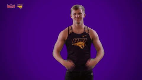 northern iowa mvc GIF by Missouri Valley Conference