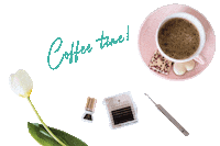 Coffee Time Sticker by LUXURY EYE LTD
