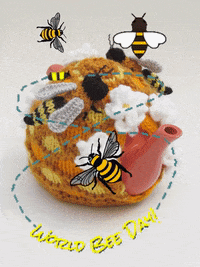 Honey Bees Teapot GIF by TeaCosyFolk