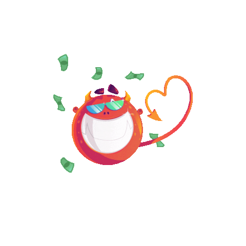 Money Virus Sticker by Creative Hatti
