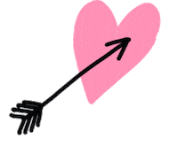 In Love Heart Sticker by Leah Schmidt