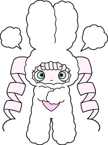 Angry Bunny Sticker by mineco