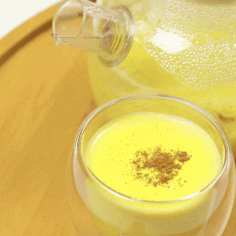 Golden Milk Warm Drink GIF