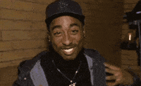 happy tupac shakur GIF