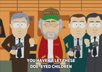 stephen spielberg gun GIF by South Park 