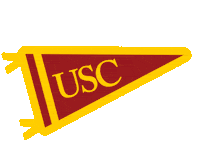Fight On Usc Football Sticker by USC