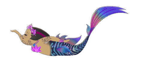 Mermaid Swimming Merbabe Sticker by Mermaid_Lux