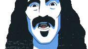 80S Valley Sticker by Frank Zappa
