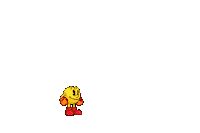pac-man STICKER