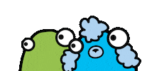 Frog Wtf Sticker by Studio 100