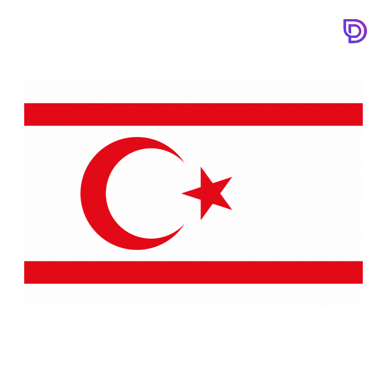 Cyprus Kktc Sticker by DijiPal Agency