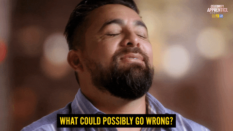 React Theblock GIF by Celebrity Apprentice Australia