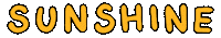 Sunshine Sticker by Poppy Deyes