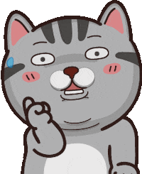 Awkward Cat GIF by VITA VITA ‧ 塔仔不正經