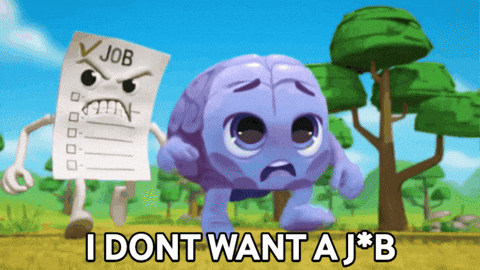 Not Working Get A Job GIF by Raena AI