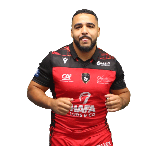 Prod2 Happy Dance Sticker by Rouen Normandie Rugby
