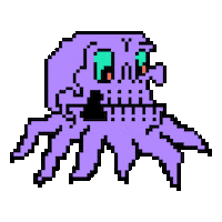 Pixel Halloween Sticker