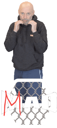 Cross Punching Sticker by MMADen