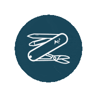 AdventurUsWomen outdoor multitool swiss army knife adventurus women Sticker