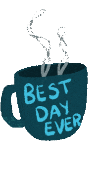 Good Morning Coffee Sticker