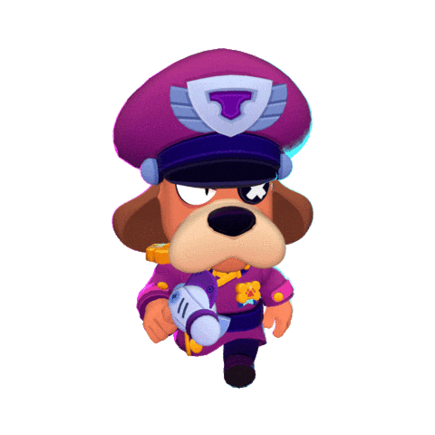 Dogs Running Sticker by Brawl Stars