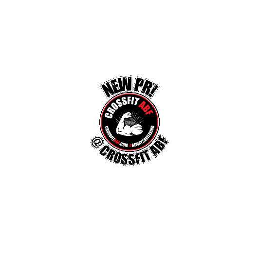 crossfitabf fitness gym crossfit pr Sticker
