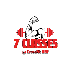 crossfitabf fitness crossfit 7 classes Sticker