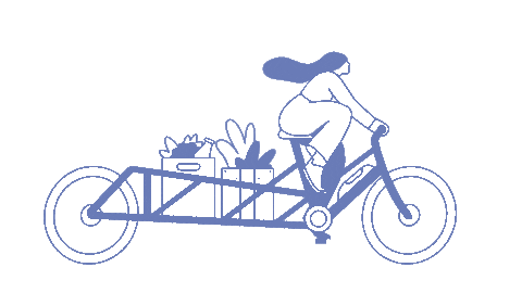 Coffee Bike Sticker by IDEE KAFFEE