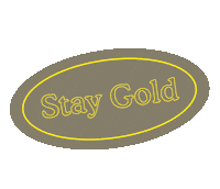 Stay Gold Skincare Sticker by Yellow Beauty