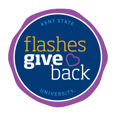 Volunteer Philanthropy Sticker by Kent State Alumni