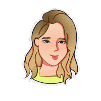 Happy Girl Sticker by Vlogmi