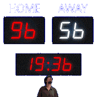 56 Away Sticker