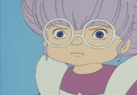 angry rainbow brite GIF
