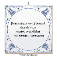 Humor Reflectie Sticker by Tegelspreuken.nl
