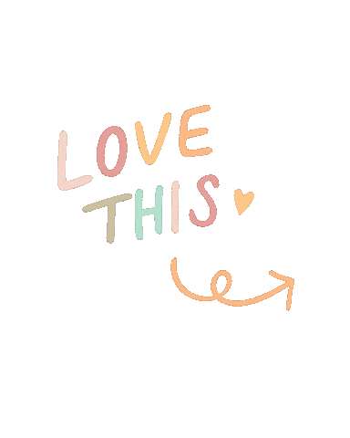 mailinhstudio love heart here lovethis Sticker