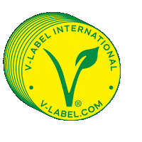 vlabel vegan vlabel vegan logo vegan product Sticker