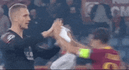 best friends hug GIF by AS Roma