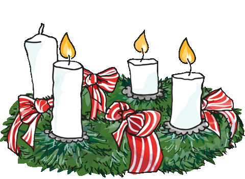 Winter Candle Sticker by krima&isa