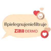 Pielegnujeniefiltruje Sticker by ZIKODERMO