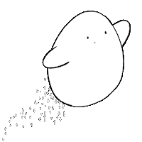 Flying Shooting Star Sticker by Chubby Nugget