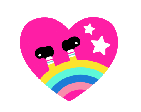 Heart Rainbow Sticker by simones for iOS & Android | GIPHY