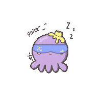 Tired Good Night Sticker